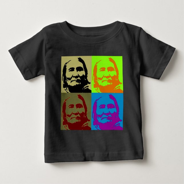 Pop Art Freedom Fighter Geronimo T Shirt (Framsida)