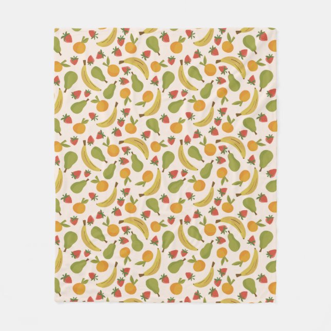 Pop Art Fruit Party Blanket Fleecefilt (Framsidan)