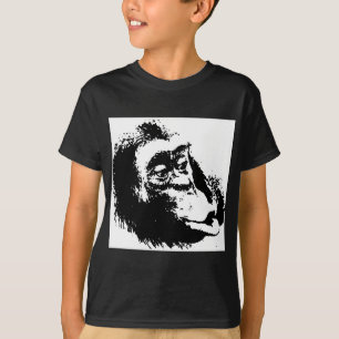 Pop Art Funny Chimpanzee T-shirt