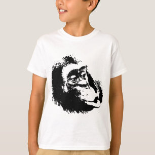 Pop Art Funny Chimpanzee Tee