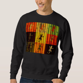 Pop Art Geckos T-Shirt Långärmad Tröja