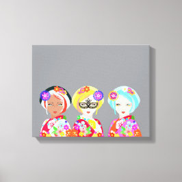 Pop Art Geishor Canvastryck