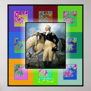 Pop Art George Washington Poster