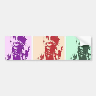 Pop Art Geronimo Bildekal