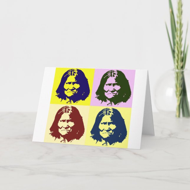 Pop Art Geronimo Kort (Framsida)