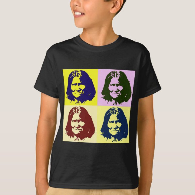 Pop Art Geronimo Tee Shirt (Framsida)