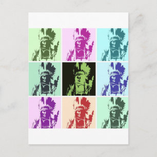 Pop Art Geronimo Vykort