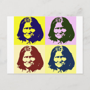 Pop Art Geronimo Vykort
