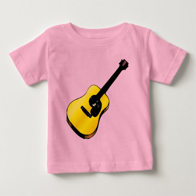 Pop Art Gitarr T-shirt (Framsida)