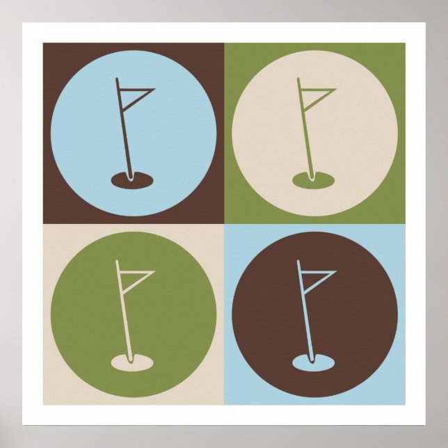 Pop Art Golf Poster (Framsidan)