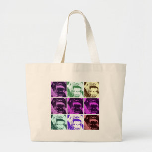 Pop Art Gorilla Ansikte Jumbo Tygkasse