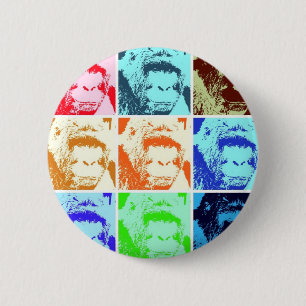 Pop Art Gorilla Knapp