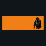 Pop Art Gorilla Poster<br><div class="desc">Digital Computer Animal Art - College Pop Art - Vild Animal Computer Bilder</div>