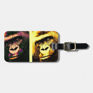 Pop Art Gorillas Bagagebricka