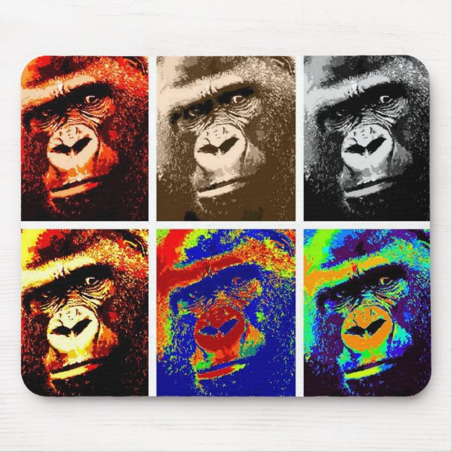 Pop Art Gorillas Musmatta (Framsidan)