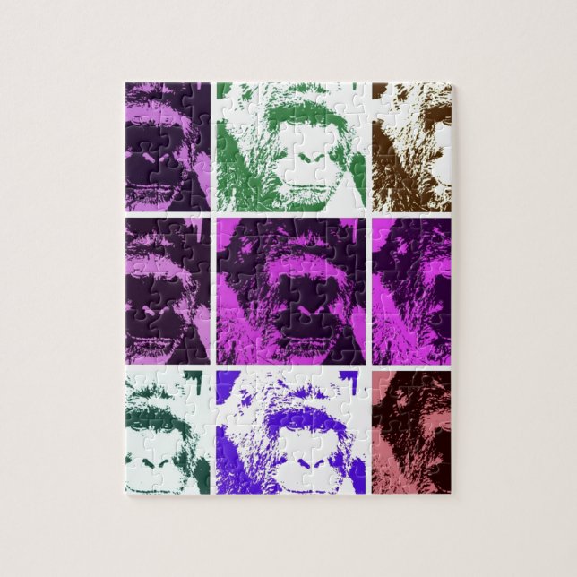 Pop Art Gorillas Pussel (Vertikal)