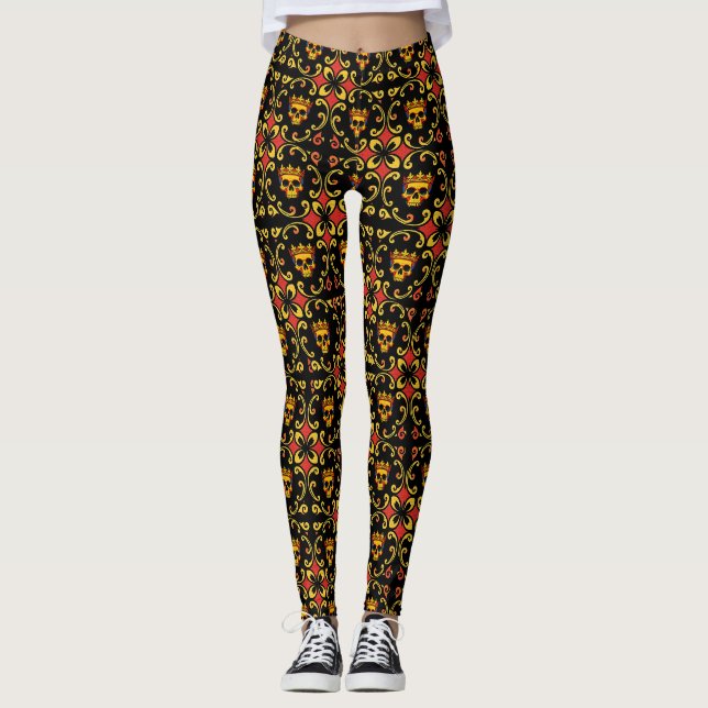 Pop Art Gotisk  Leggings (Framsida)