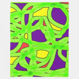 Pop Art Graffiti Fleecefilt