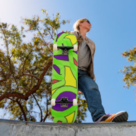 Pop Art Graffiti Mini Skateboard Bräda 18,5 Cm