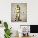 Pop Art Grekiska guddess Aphrodite Poster<br><div class="desc">Låt den där gudens Power Shine-citat poster. Aphrodite,  den grekiska mytologgudinna från Kärlek,  skönhet och nöje. Även känd som Venus av romarna,  precis som planeten.</div>