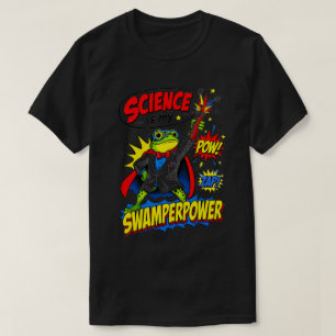 Pop Art Groda Vetenskapsman Vetenskap är Min Sumpk T Shirt