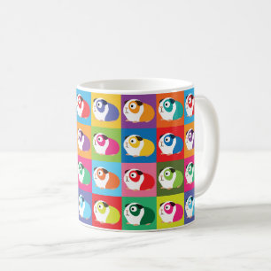 Pop Art Guinea Grisar Kaffemugg