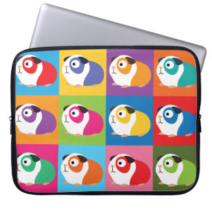 Pop Art Guinea Grisar Laptop Fodral