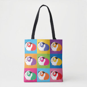 Pop Art Guinea Grisar Tygkasse