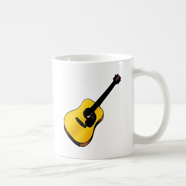 Pop Art Guitar Kaffemugg (Höger)