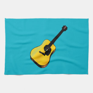 Pop Art Guitar Kökshandduk