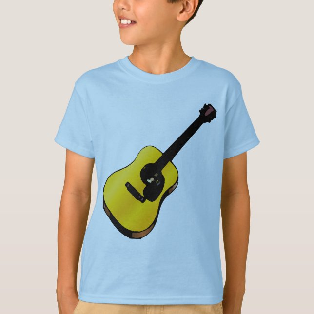 Pop Art Guitar Tee (Framsida)