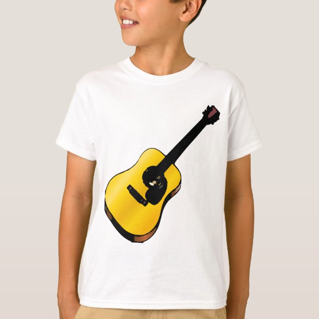 Pop Art Guitar Tee (Framsida)