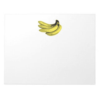 Pop Art Gult Banana Graphic Anteckningsblock