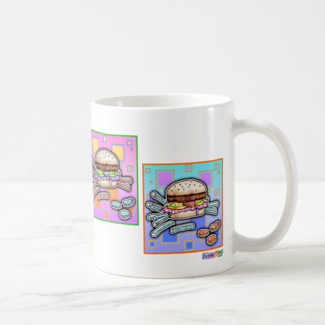 Pop Art HAMBURGER MUGG (Höger)