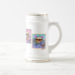 Pop Art HAMBURGER MUGG - Beer Stein