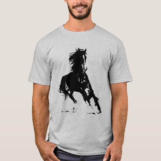 Pop Art Horse T Shirt (Framsida)