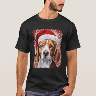 Pop Art Hund Beagle Jul T Shirt