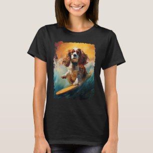 Pop Art Hund Cavalier Kung Charles Spain Paddle B T Shirt