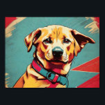 Pop Art Hund Photo - Modern Retro Färg Block Poste Poster<br><div class="desc">"Foton för popkonsbilder - Modern Retro Färg-block Poster" Öka ditt utrymme med vår "Hund-foto"-poster, ett djärvt och dynamiskt biet som sömlöst blandar moderna trender med en nyans. Den här poster har en snyggt färg-blockdesign som på ett unikt sätt framhäver kärlek för hundar. Oavsett om du är djurentusiast eller en popart...</div>