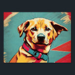 Pop Art Hund Photo - Modern Retro Färg Block Poste Poster<br><div class="desc">"Foton för popkonsbilder - Modern Retro Färg-block Poster" Öka ditt utrymme med vår "Hund-foto"-poster, ett djärvt och dynamiskt biet som sömlöst blandar moderna trender med en nyans. Den här poster har en snyggt färg-blockdesign som på ett unikt sätt framhäver kärlek för hundar. Oavsett om du är djurentusiast eller en popart...</div>