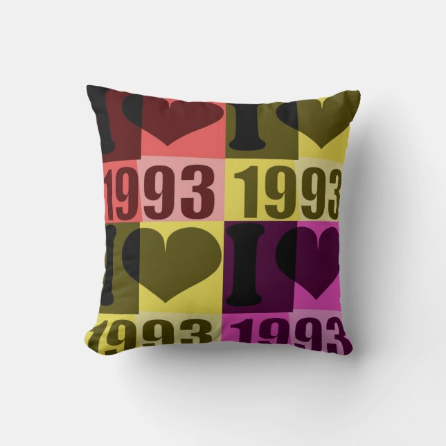 Pop Art - I kärlek 1993 - Pillow Kudde (Framsida)