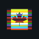 Pop Art i Löv Canvastryck<br><div class="desc">Konstruktion för Löv-popkonst i Kanada finns på andra produkter.</div>