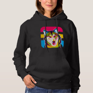 Pop Art i siberian husky Hund T Shirt