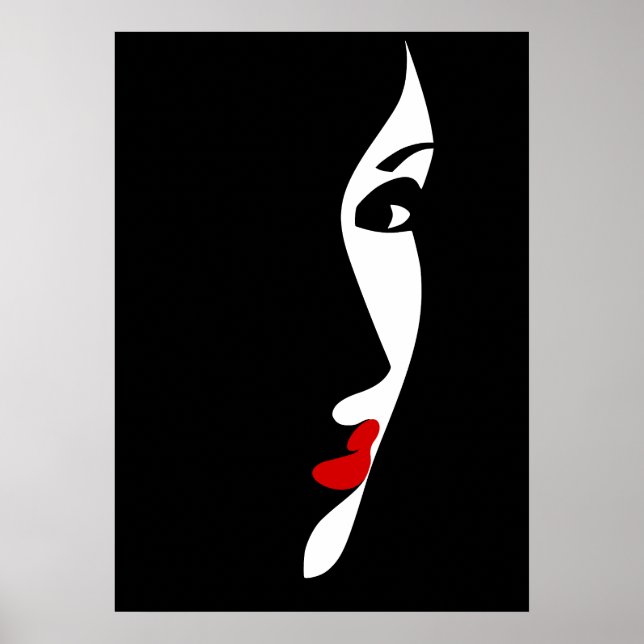 Pop Art Inspirerad Mode Kvinna 5 Poster (Framsidan)
