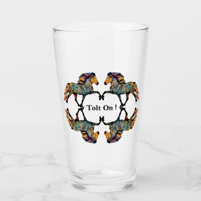 Pop Art Islands Horse  Glaskopp (Framsida)