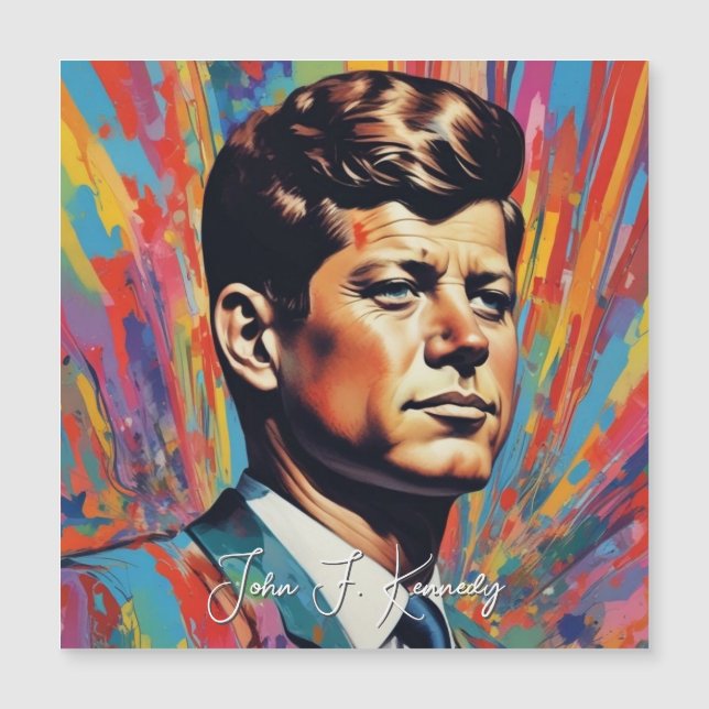 Pop Art Jack JFK John F. Kennedy (Framsida)