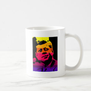 Pop Art Jack JFK John F. Kennedy Kaffemugg