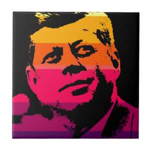 Pop Art Jack JFK John F. Kennedy Kakelplatta