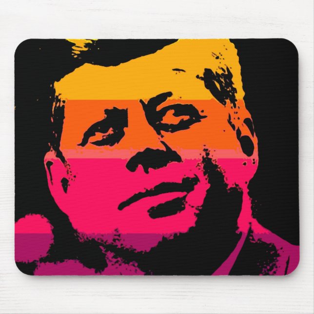 Pop Art Jack JFK John F. Kennedy Musmatta (Framsidan)