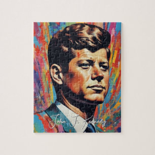 Pop Art Jack JFK John F. Kennedy Pussel